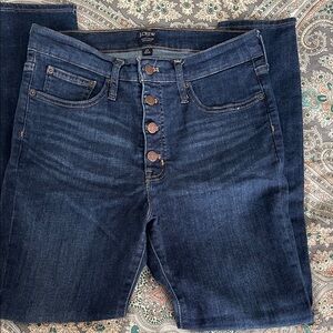 J. Crew Women's High Rise Skinny Indigo Jeans